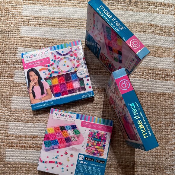 NEW Make It Real Heishi Beads Case- 3356pcs - Picture 6 of 8